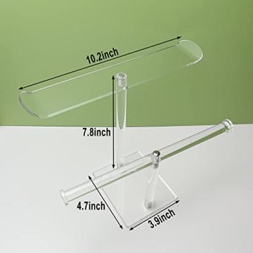 Bigfety Acrylic Headband Holder - 2-Tier Organizer