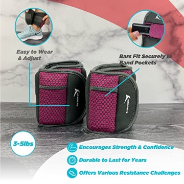 Empower Adjustable Ankle & Wrist Weights for Women