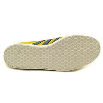 adidas Men's Gazelle Sneakers, St Nomad Yellow/Core Blue/White, 5.5