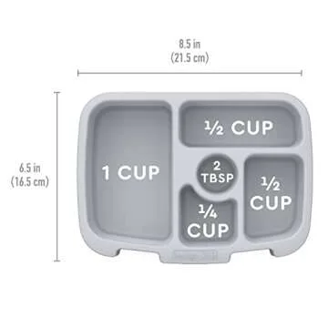 Bentgo® Kids Prints Tray with Transparent Cover - Reusable, BPA-Free, 5-Compartment Meal Prep Container with Built-In Portion Control for Healthy Meals At Home & On the Go (Puppy Love)