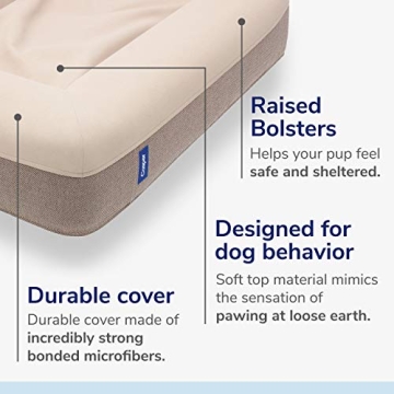 Casper Dog Bed - Durable Plush Memory Foam for Pets