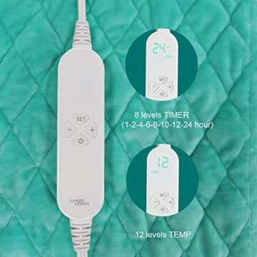 Weighted Electric Heating Pad for Full-Body Relief – Ultimate Comfort by GOQOTOMO
