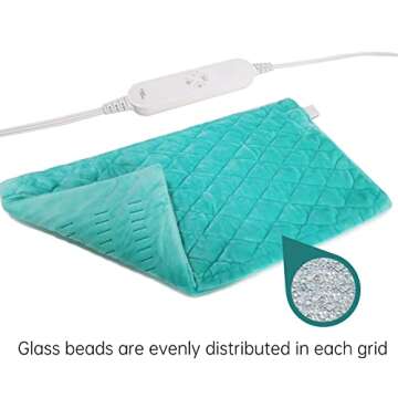 Full Weighted Electric Heating Pad for Ultimate Pain Relief