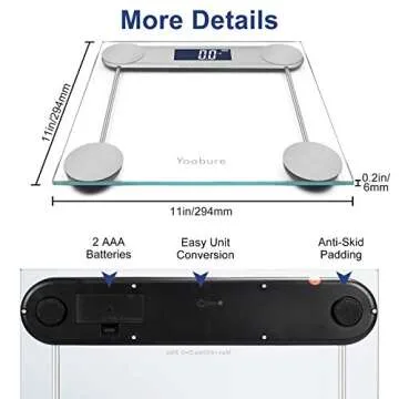 High Precision Digital Body Weight Scale | 400lb Capacity