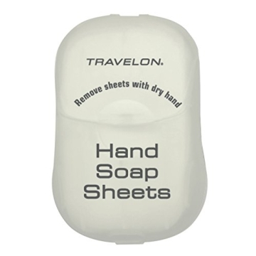 Travelon Hand Soap Sheets Convenient 50-Count