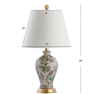 Grace 24" Floral LED Table Lamp - JONATHAN Y Classic Design