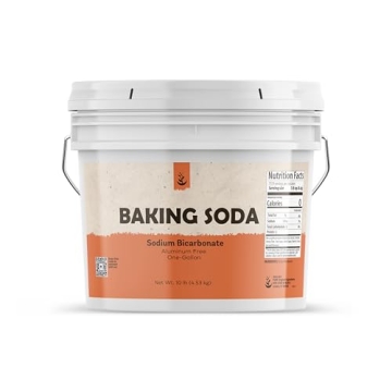 Pure Original Ingredients Baking Soda - 1 Gallon, Aluminum Free, Versatile Use