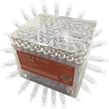 MAHITOI 100 Bubble Wand Party Favors - Non-Toxic Fun for All Occasions