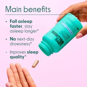 Natural Sleep Aid with Melatonin & Herbs for Restful Nights