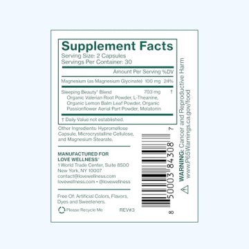 Natural Sleep Aid with Melatonin & Herbs for Restful Nights