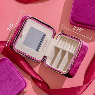 Travel Jewelry Case Organizer for Women | Velvet Box