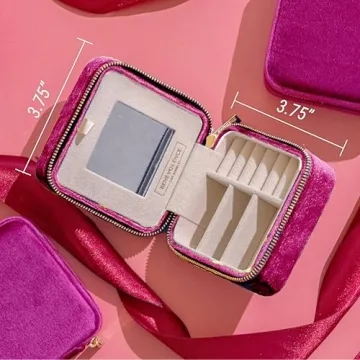 Travel Jewelry Case Organizer for Women | Velvet Box