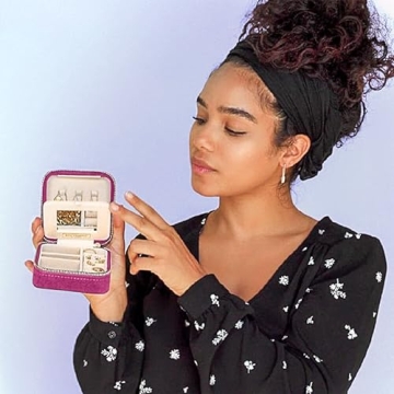 Travel Jewelry Case Organizer for Women | Velvet Box