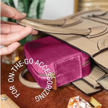 Travel Jewelry Case Organizer for Women | Velvet Box