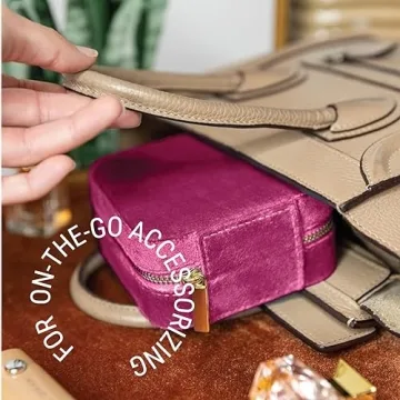 Travel Jewelry Case Organizer for Women | Velvet Box