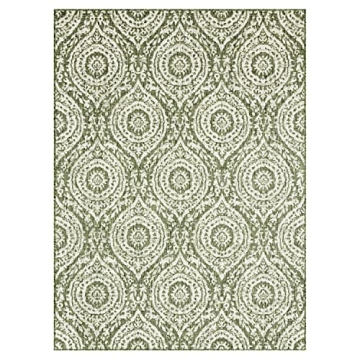 Nicole Miller Zoe Moroccan Damask Area Rug 5'2x7'2