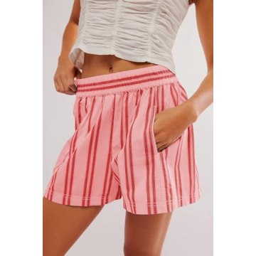 Womens Y2k Lounge Pajama Shorts for Cozy Summer Comfort