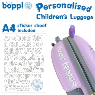 boppi Tiny Trekker Kids Luggage Lightweight Durable Carry-On