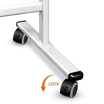 Amazon Basics Double Sided Whiteboard, Magnetic Dry Erase, Aluminium Frame and Stand, 48 x 36 Inches