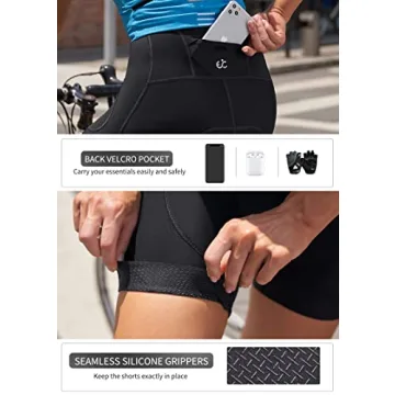 Ewedoos Padded Bike Shorts for Women - Comfort & Style