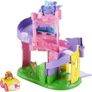 Fisher-Price Little People Disney Princess, Wheelies Playset Doll