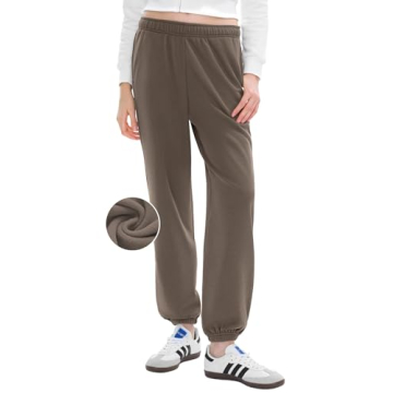 PUMIEY Womens Sweatpants Soft High Waisted Jogger Pants