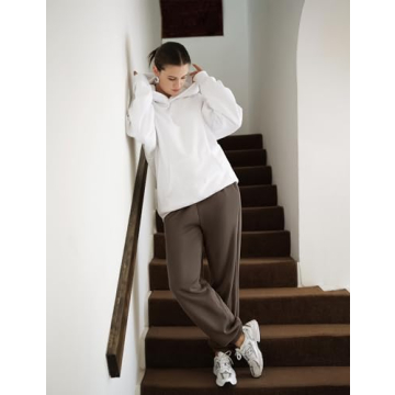 PUMIEY Womens Sweatpants Soft High Waisted Jogger Pants