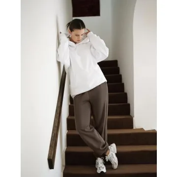 PUMIEY Womens Sweatpants Soft High Waisted Jogger Pants