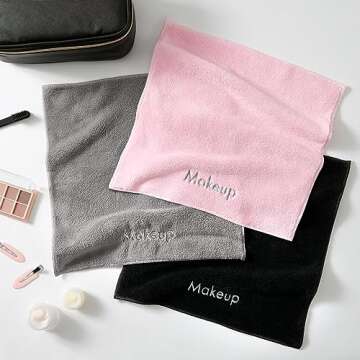 Arkwright Makeup Towels - Ultra Soft Microfiber Set of 6