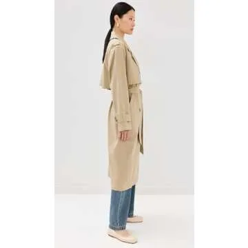 Joe's Jeans Women's The Elizabeth Trench Coat, Biscotti