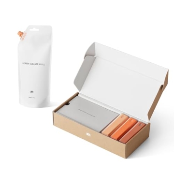 am Orange Screen Cleaner with 7 oz Refill for iPhone 15 and iPhone 14 - Premium Microfiber Cleaning ...