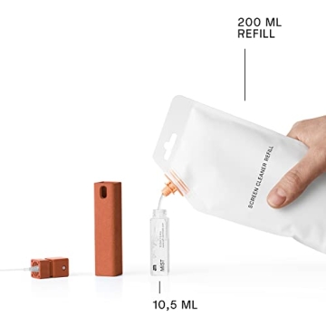 Orange Screen Cleaner with Refill for iPhone 15 and 14