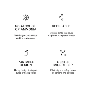 Orange Screen Cleaner with Refill for iPhone 15 and 14