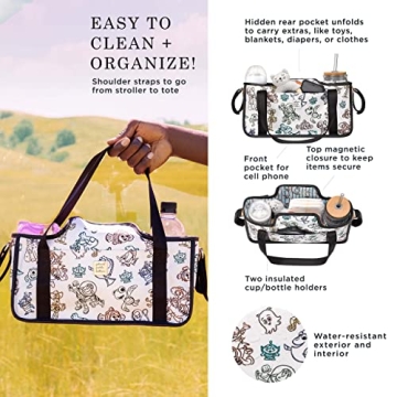 Petunia Pickle Bottom Wander Stroller Caddy for Stylish Parenting