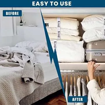 ZJCAHXJ 12pcs Bed Sheet Organizers for Closet Storage