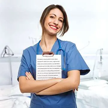 Glenmal Acrylic Gold Clipboard Set for Home & Office