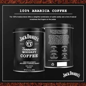Parkway Distributors Jack Daniel’s Tennessee Ground Coffee 8.8 oz – Medium Roast, Infused with Authentic Jack Daniel's, Non-Alcoholic