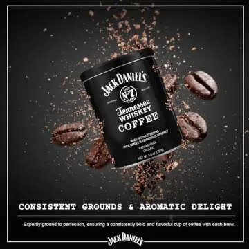 Parkway Distributors Jack Daniel’s Tennessee Ground Coffee 8.8 oz – Medium Roast, Infused with Authentic Jack Daniel's, Non-Alcoholic