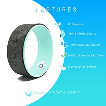 Dharma Yoga Wheel Basic - Your Essential Tool for Deep Yoga Stretches