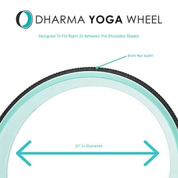 Dharma Yoga Wheel - Enhance Your Flexibility & Strength