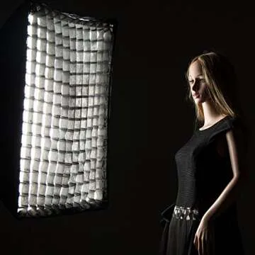 Godox 24"x 35" 60 x 90cm Honeycomb Grid Softbox Soft Box with Bowens Mount Compatible Studio Strobe Flash Light