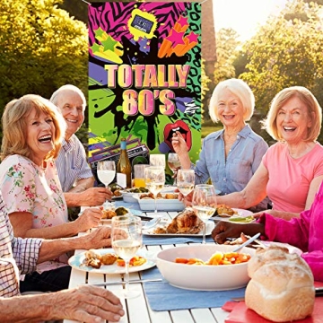 Totally 80's Door Cover Large Fabric Retro Backdrop