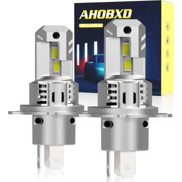 Bright H4 30000LM Xenon White Bulbs - 2 Pack