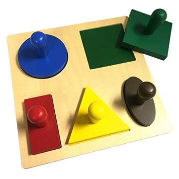 Montessori Geometric Puzzle Board