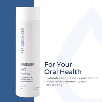 PerioSciences AO ProRinse Hydrating Oral Rinse with Antioxidants – Moisturizing Mouth Rinse for Gu...