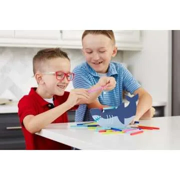 Mudpuppy Shark Stack Up - Wood Balancing Game for Kids