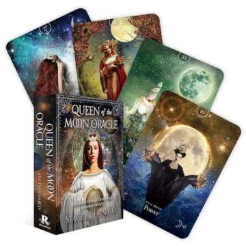 Queen of the Moon Oracle: Guidance through Lunar and Seasonal Energies (44 Full-Color Cards and 120-...