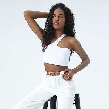 Earnda Women's Skinny Waist Belts for Jeans Dress, PU Leather Pin Buckle Thin Belt 2 Pack Black&Brown Medium