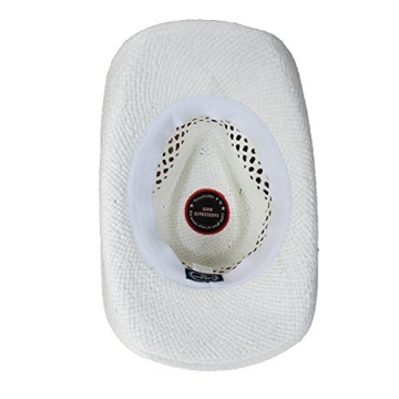 Saddleback Straw Cowboy Hat with Heart Band