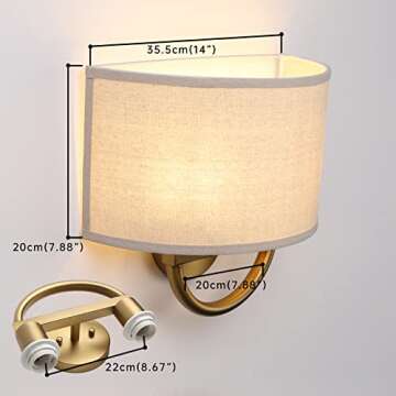 JIMUBEAM Industrial Vintage Wall Sconces - Elegant Lighting